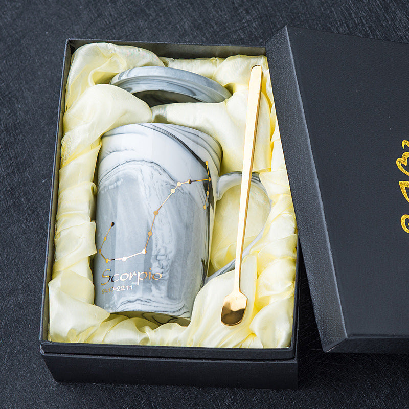 Nordic Creative Ceramic Mug Twelve Constellation Mug